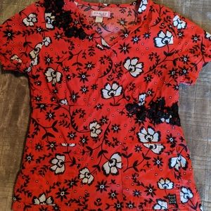 3 womens scrub tops